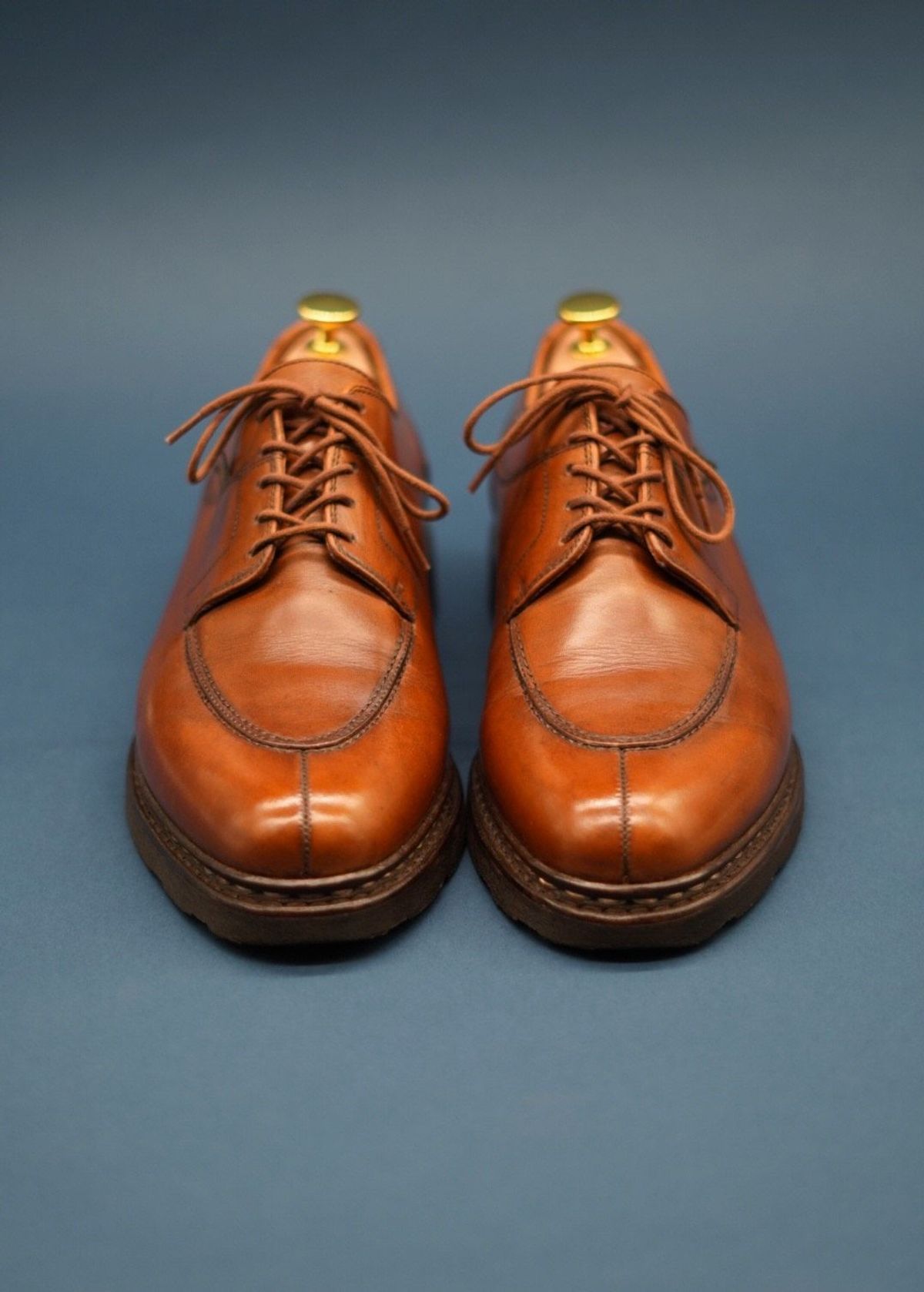 Photo by patinathunderdome on December 3, 2021 of the Paraboot Avignon in Lisse Gold.