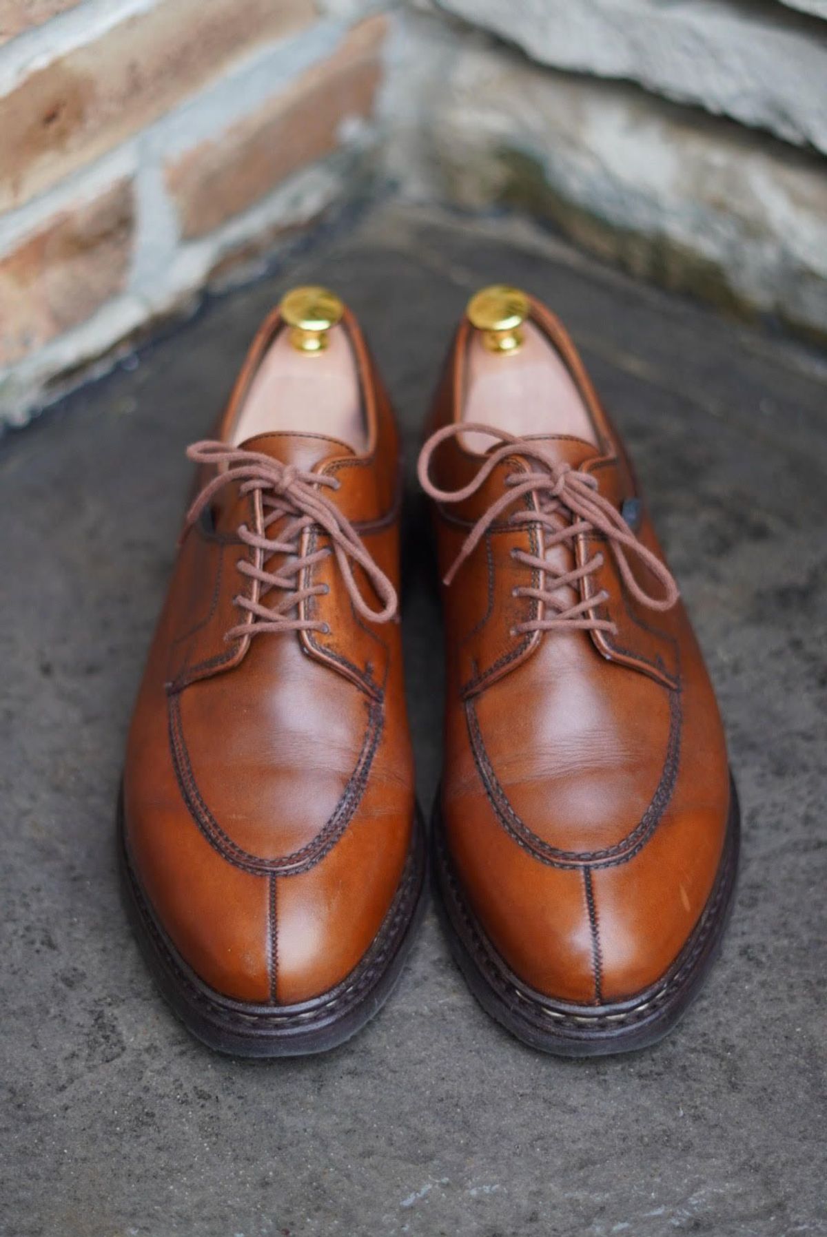 Photo by patinathunderdome on January 4, 2022 of the Paraboot Avignon in Lisse Gold.