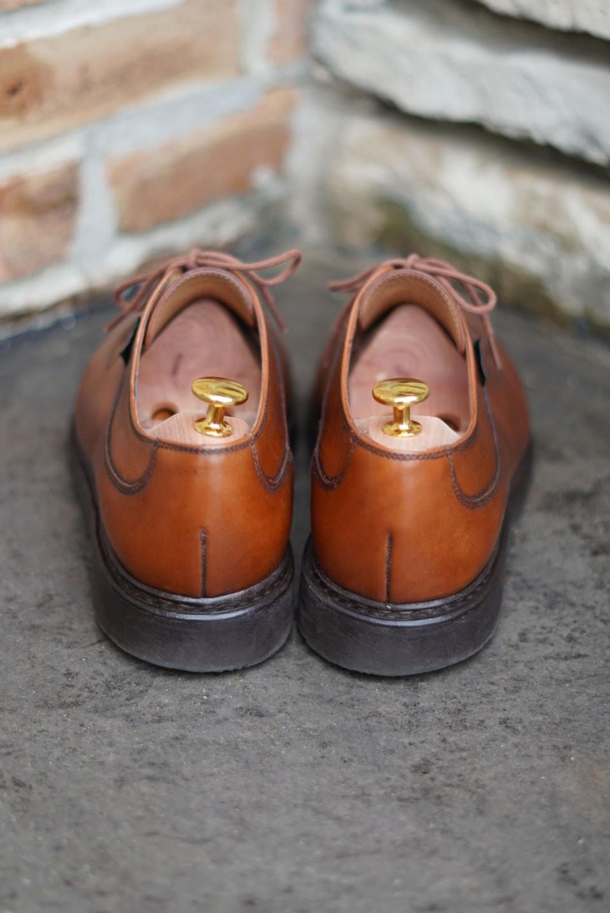 Photo by patinathunderdome on January 4, 2022 of the Paraboot Avignon in Lisse Gold.