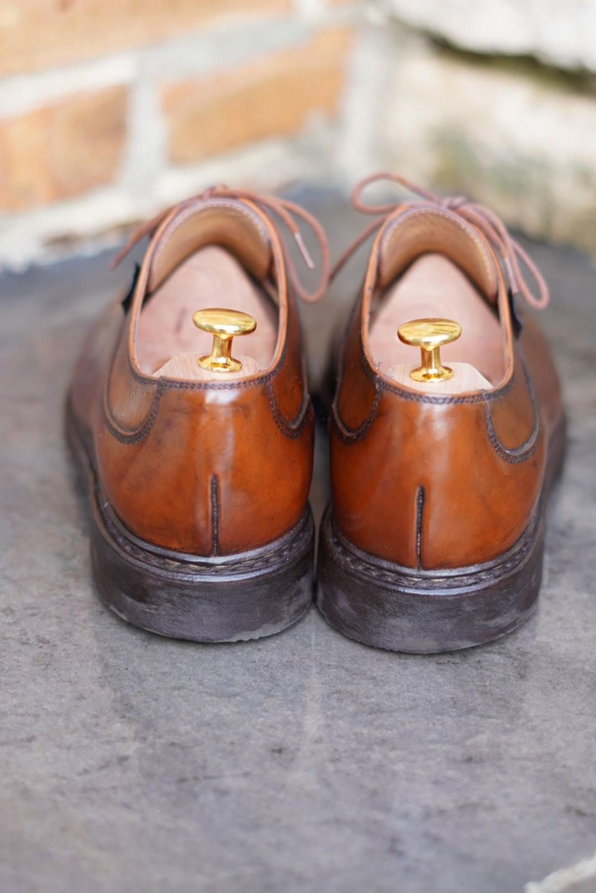 Photo by patinathunderdome on February 3, 2022 of the Paraboot Avignon in Lisse Gold.