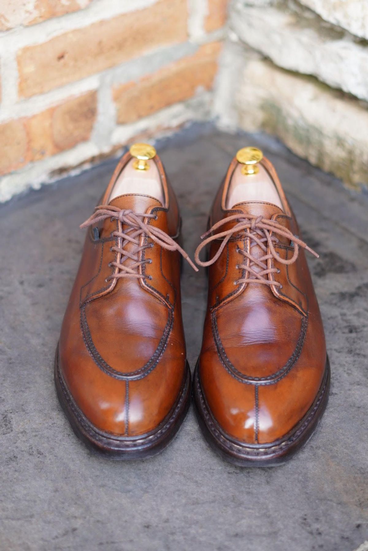 Photo by patinathunderdome on February 3, 2022 of the Paraboot Avignon in Lisse Gold.