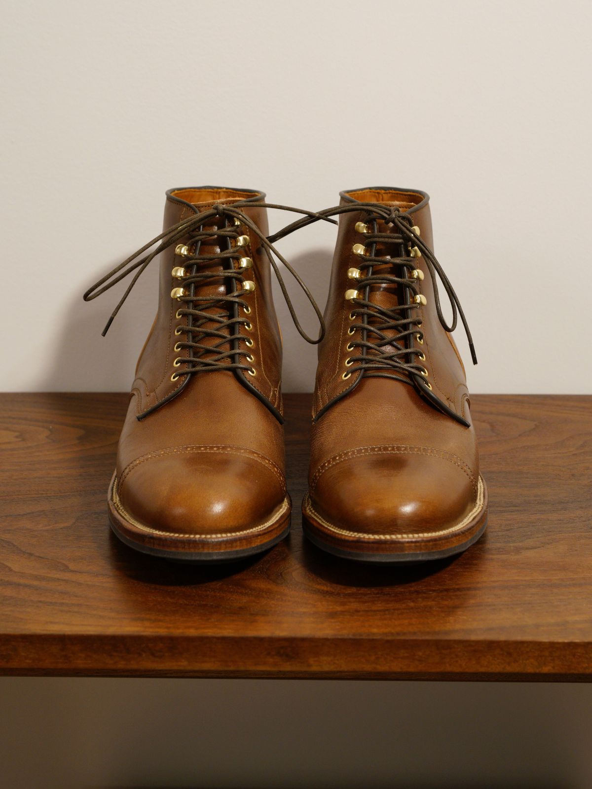 Photo by patinathunderdome on October 5, 2021 of the Viberg Service Boot in Maryam Toscanello TPR Horsebutt.