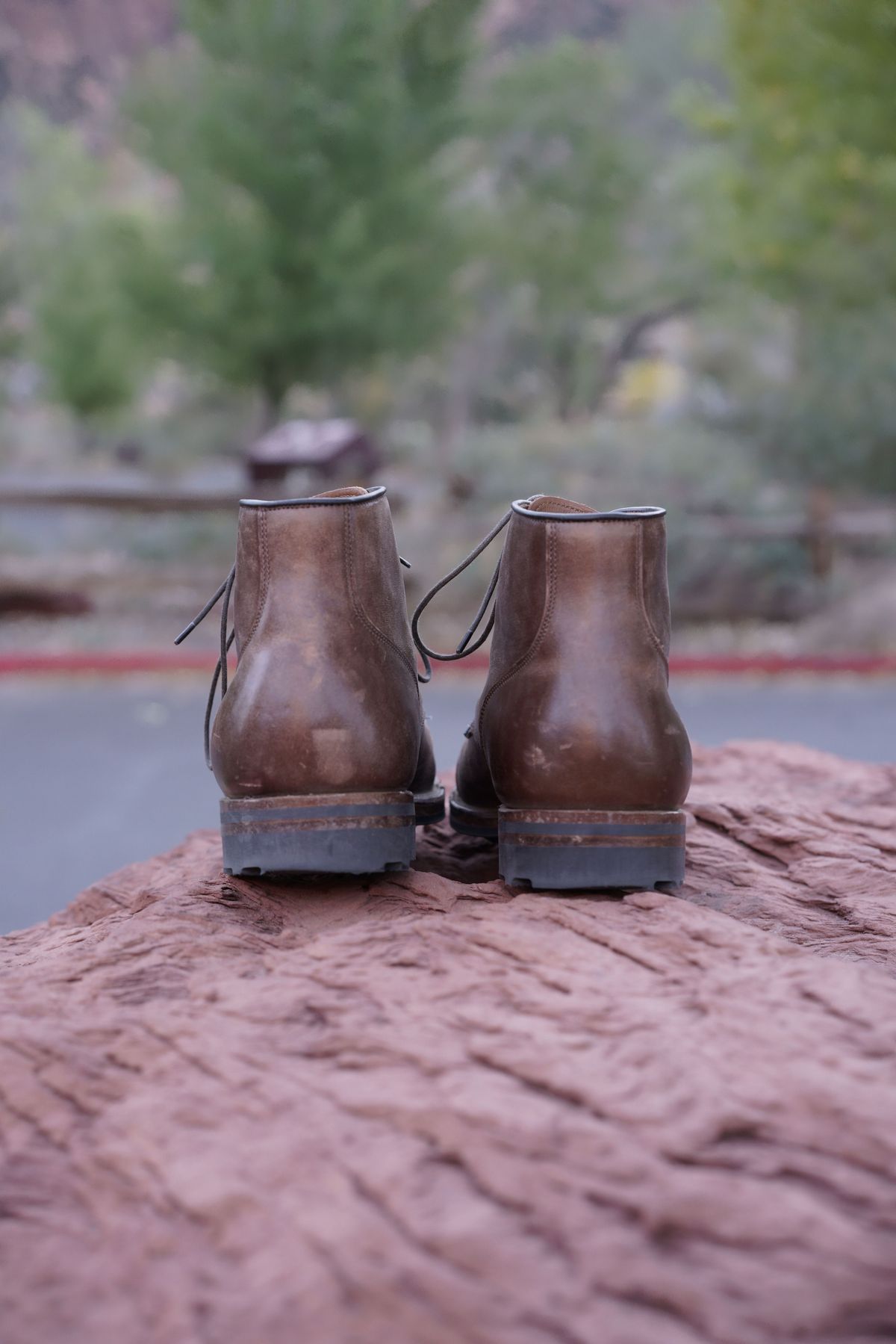 Photo by patinathunderdome on November 6, 2021 of the Viberg Service Boot in Maryam Toscanello TPR Horsebutt.