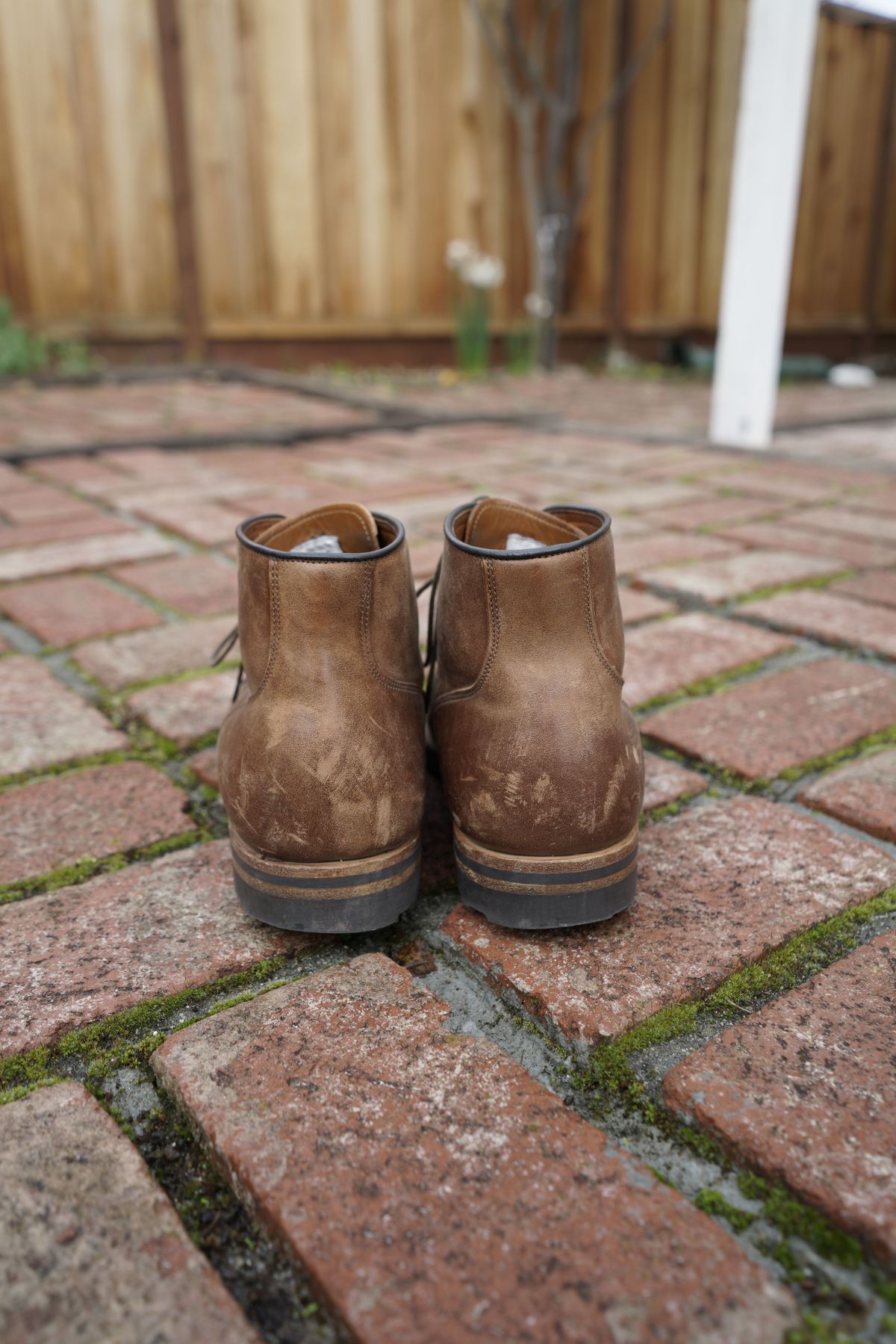 Photo by patinathunderdome on January 4, 2022 of the Viberg Service Boot in Maryam Toscanello TPR Horsebutt.