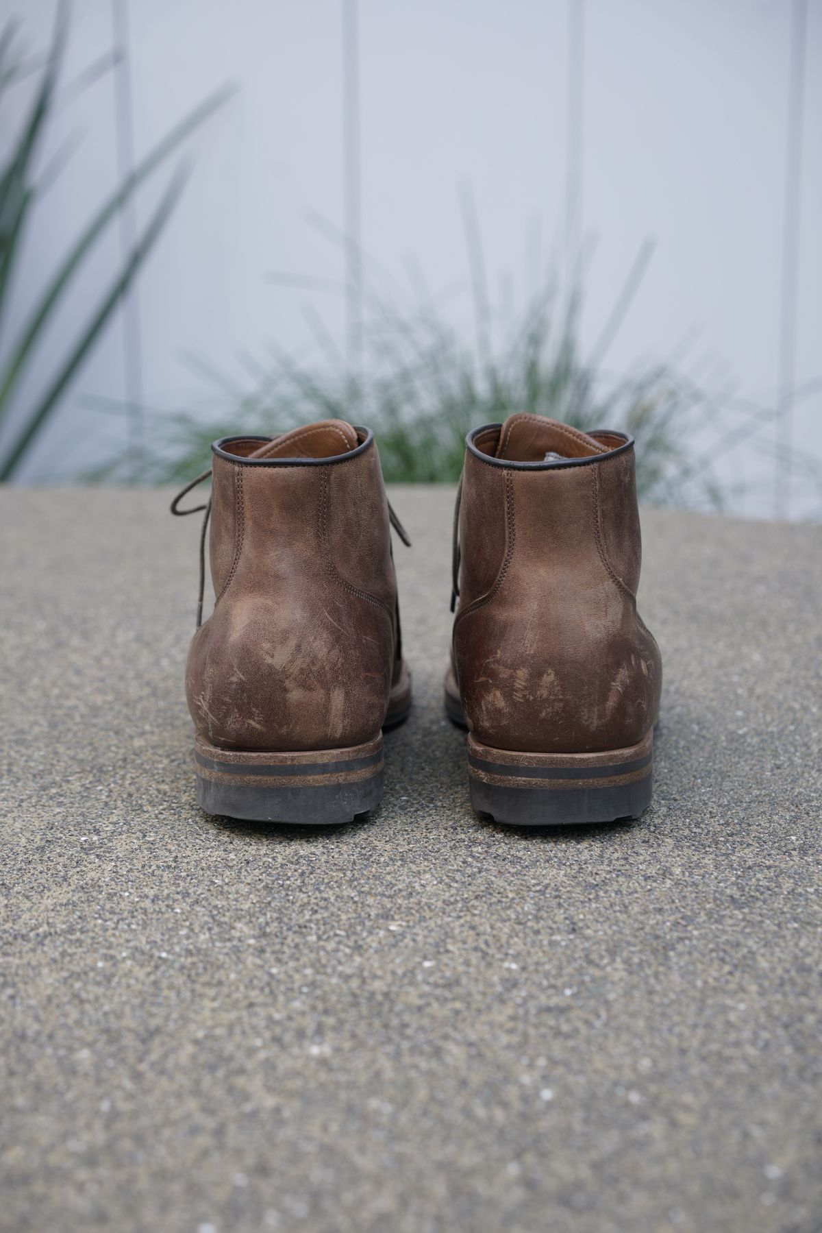 Photo by patinathunderdome on February 3, 2022 of the Viberg Service Boot in Maryam Toscanello TPR Horsebutt.