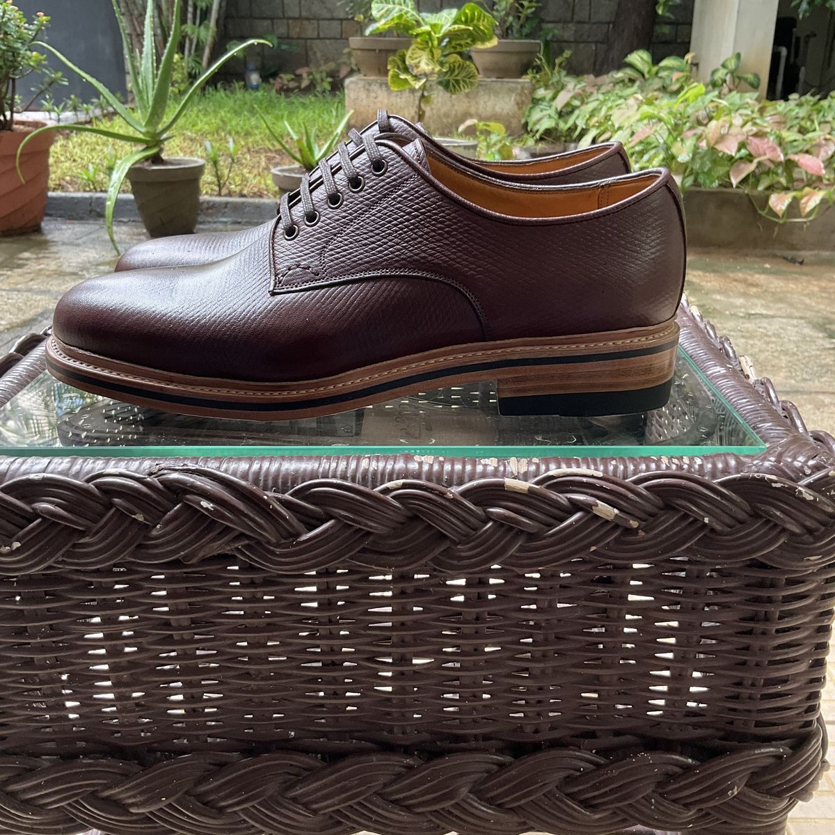 Photo by patinathunderdome on November 4, 2021 of the Bridlen Plain Derby in J&FJ Baker Brown Russian Calf.