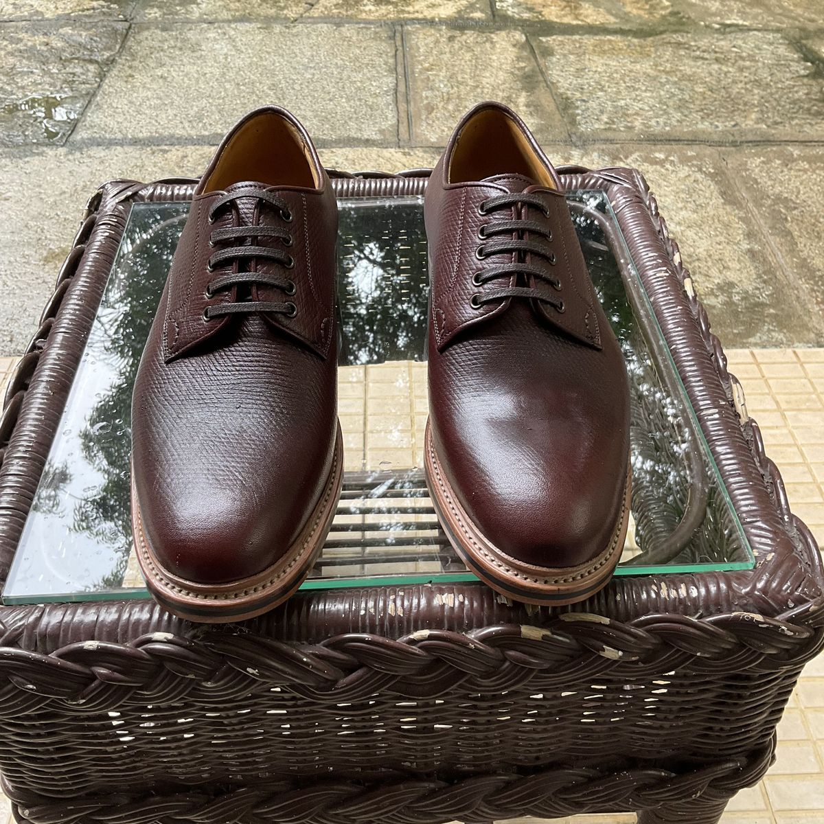 Photo by patinathunderdome on November 4, 2021 of the Bridlen Plain Derby in J&FJ Baker Brown Russian Calf.