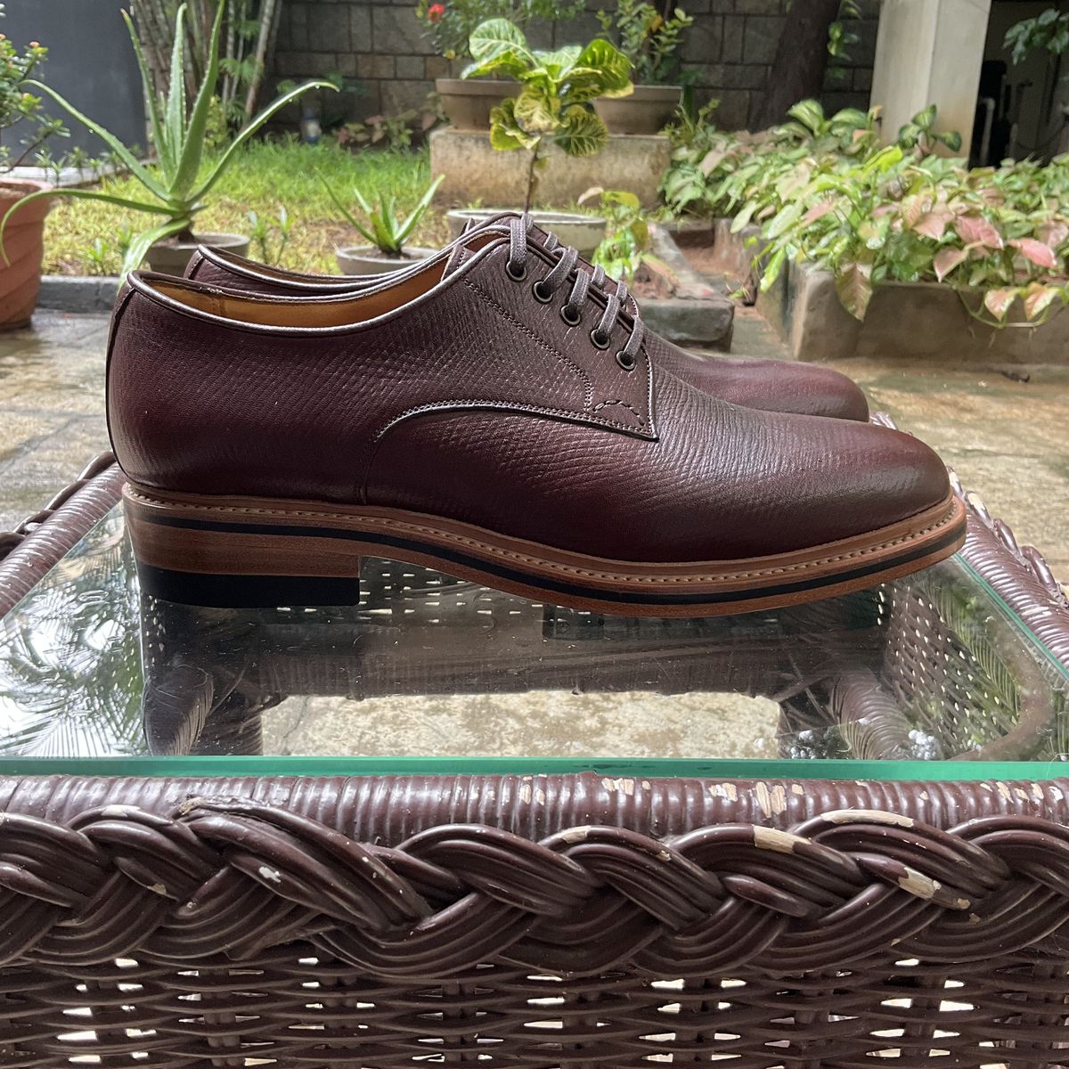 Photo by patinathunderdome on November 4, 2021 of the Bridlen Plain Derby in J&FJ Baker Brown Russian Calf.