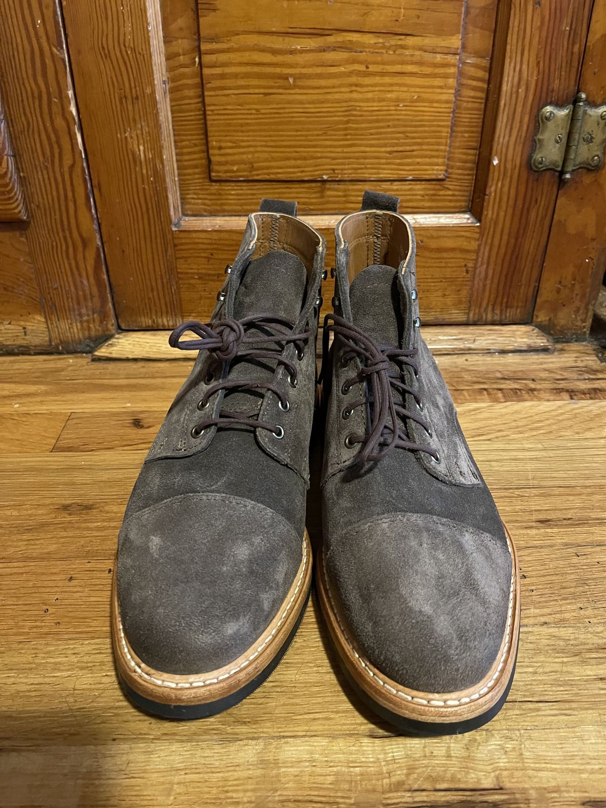 Photo by patinathunderdome on September 30, 2021 of the Rancourt & Co. Byron Boot in C.F. Stead Flint Kudu.
