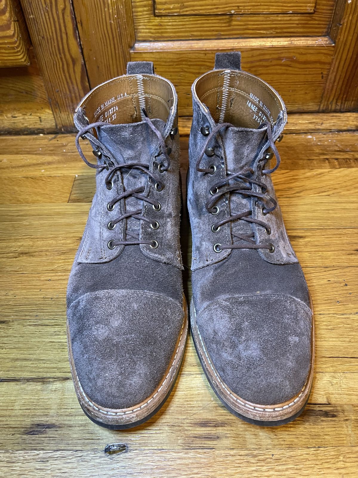 Photo by patinathunderdome on November 4, 2021 of the Rancourt & Co. Byron Boot in C.F. Stead Flint Kudu.