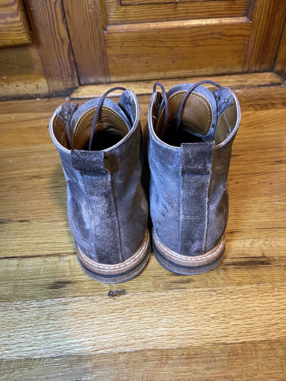 Photo by patinathunderdome on November 4, 2021 of the Rancourt & Co. Byron Boot in C.F. Stead Flint Kudu.