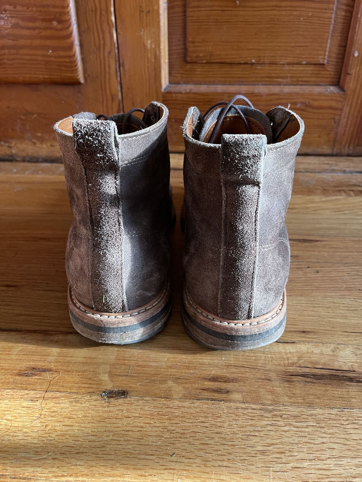 Photo by patinathunderdome on December 5, 2021 of the Rancourt & Co. Byron Boot in C.F. Stead Flint Kudu.