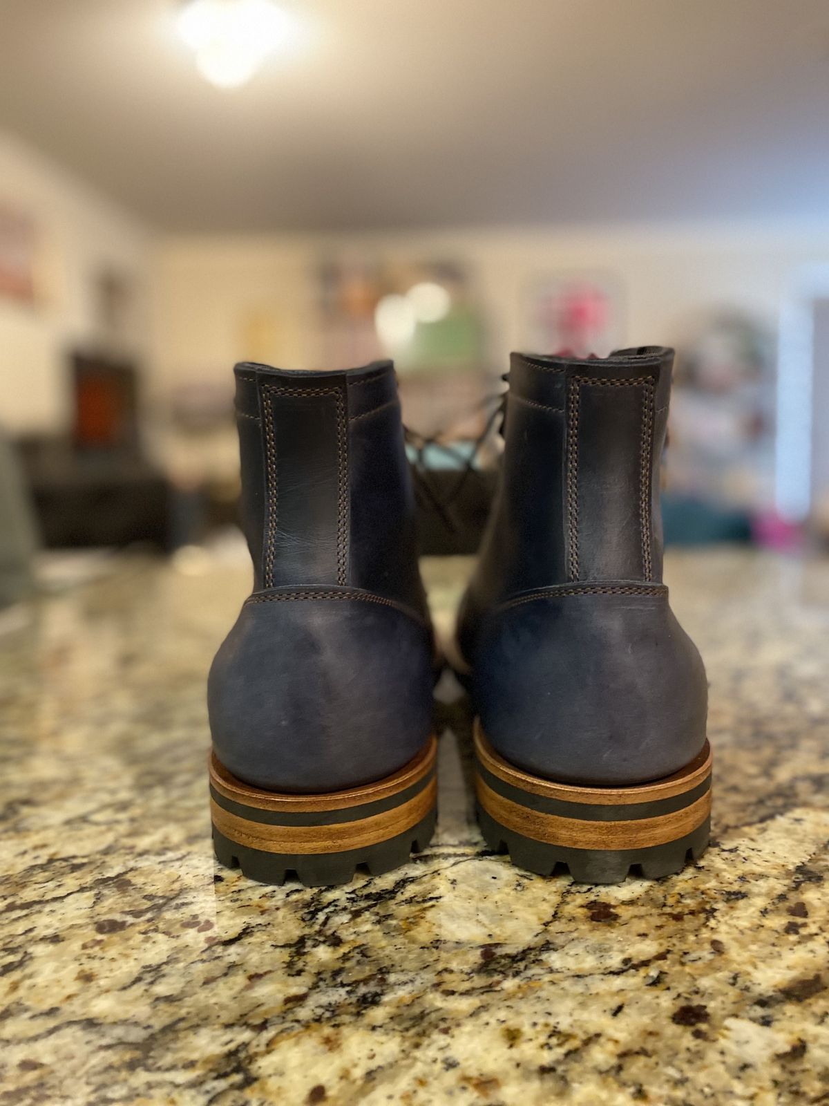 Photo by patinathunderdome on November 1, 2021 of the Truman Service Boot in Seidel Ink Cheaha.