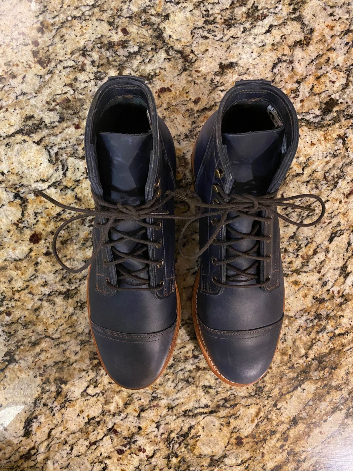 Photo by patinathunderdome on November 1, 2021 of the Truman Service Boot in Seidel Ink Cheaha.