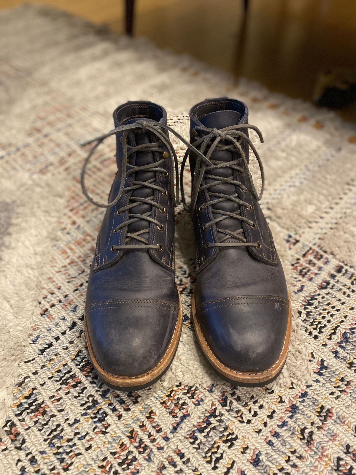 Photo by patinathunderdome on January 5, 2022 of the Truman Service Boot in Seidel Ink Cheaha.