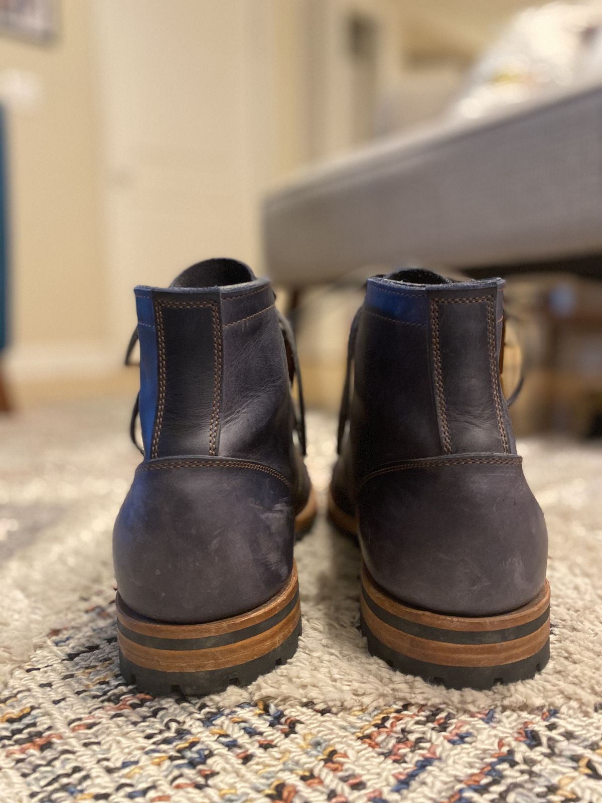 Photo by patinathunderdome on January 5, 2022 of the Truman Service Boot in Seidel Ink Cheaha.