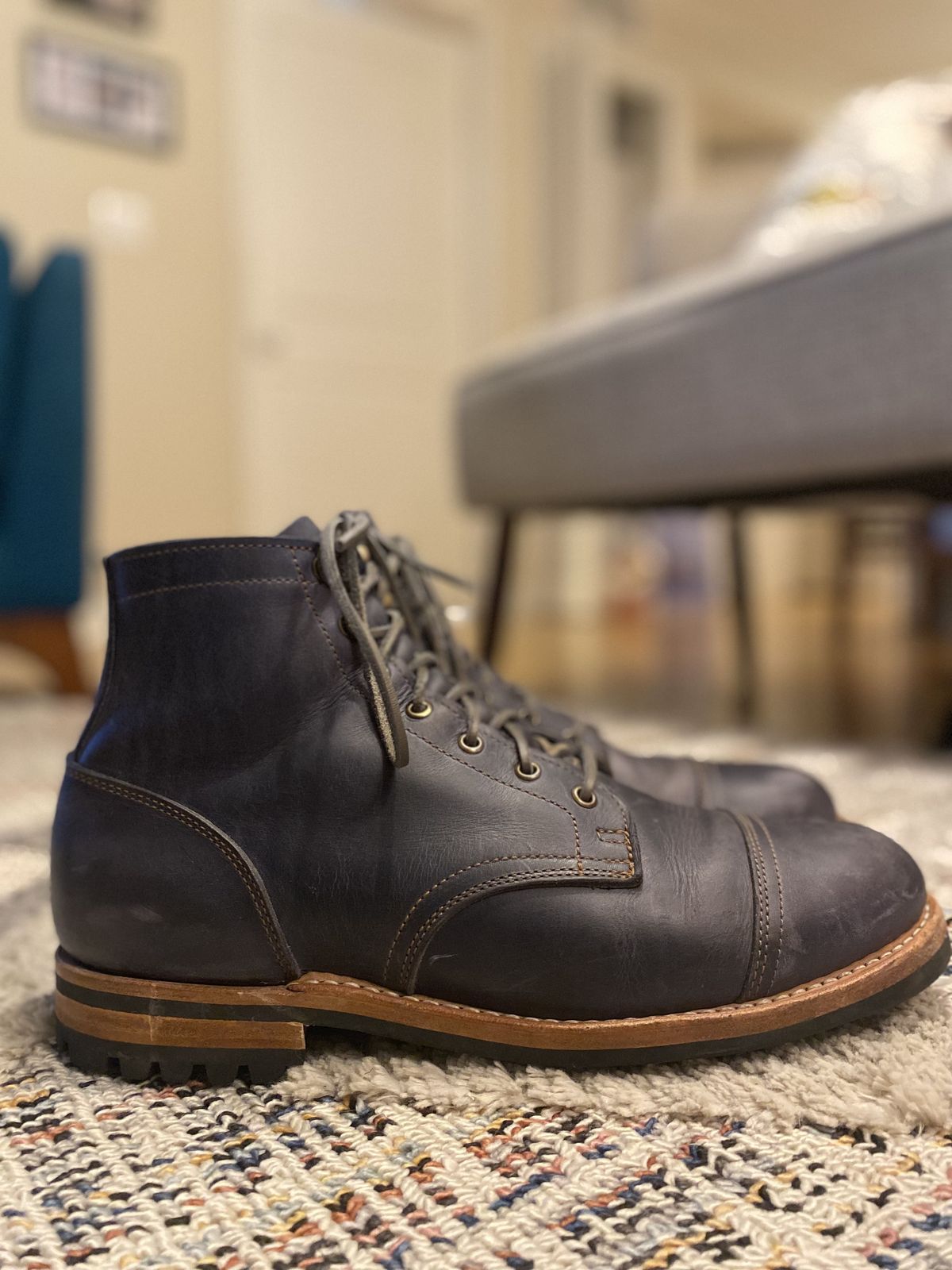 Photo by patinathunderdome on January 5, 2022 of the Truman Service Boot in Seidel Ink Cheaha.