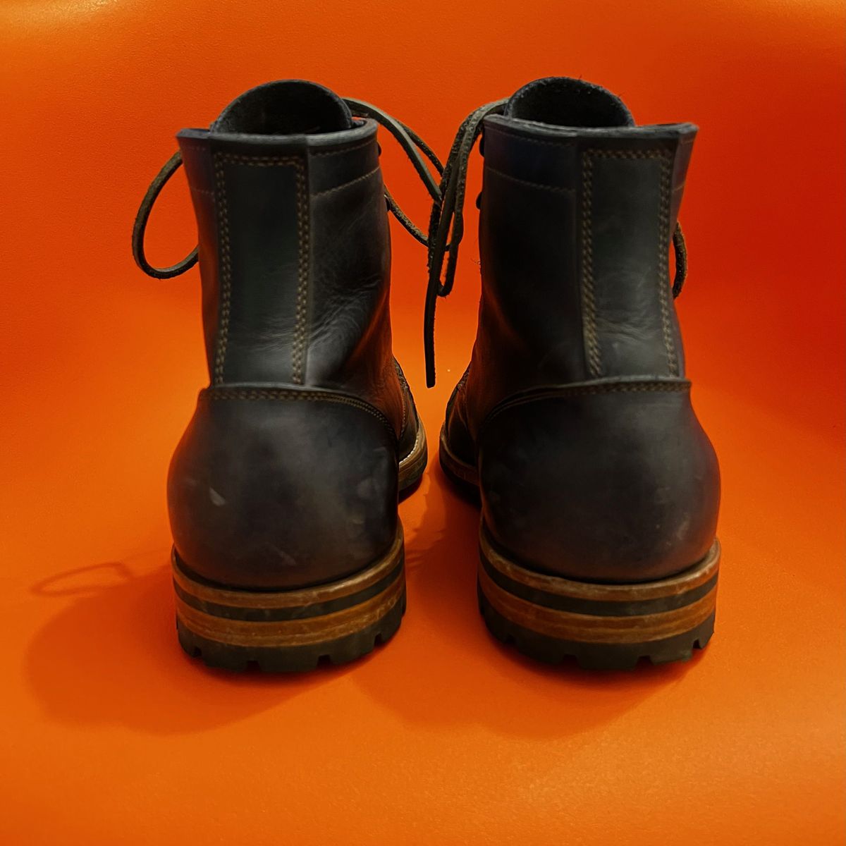 Photo by patinathunderdome on March 6, 2022 of the Truman Service Boot in Seidel Ink Cheaha.