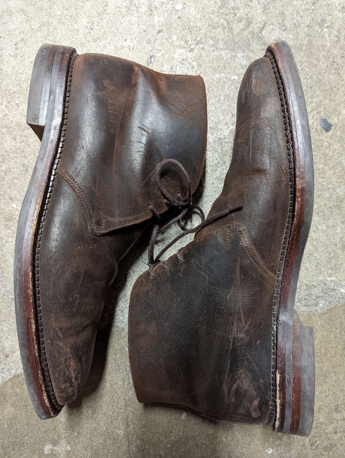 Photo by patinathunderdome on December 6, 2021 of the Crockett & Jones Molton in Dark Brown Roughout Suede.