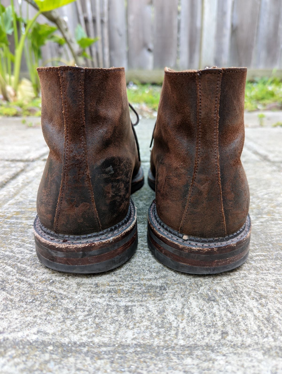 Photo by patinathunderdome on May 6, 2022 of the Crockett & Jones Molton in Dark Brown Roughout Suede.