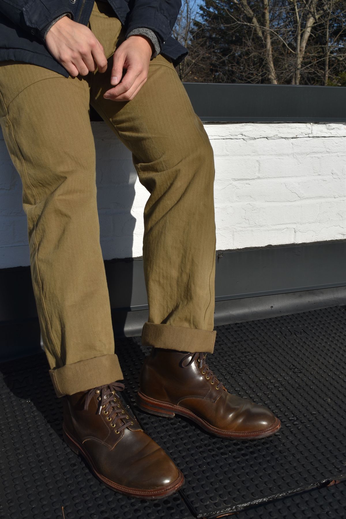 Photo by patinathunderdome on January 5, 2022 of the Grant Stone Edward Boot in Horween Maduro Shell Cordovan.