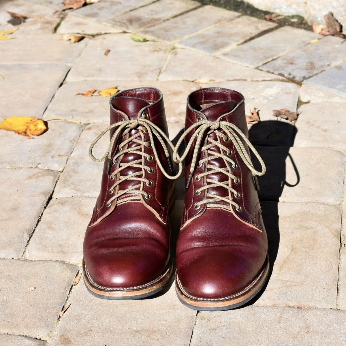 Photo by patinathunderdome on November 1, 2021 of the Viberg Service Boot in Horween Color 8 Chromexcel.
