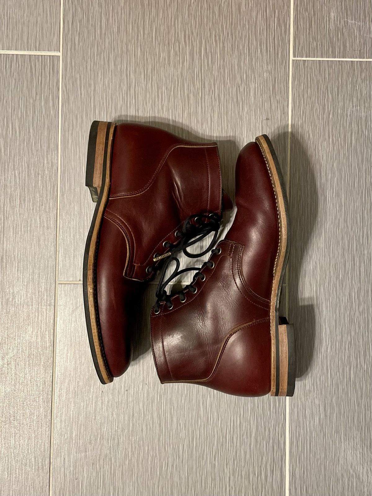 Photo by patinathunderdome on January 5, 2022 of the Viberg Service Boot in Horween Color 8 Chromexcel.