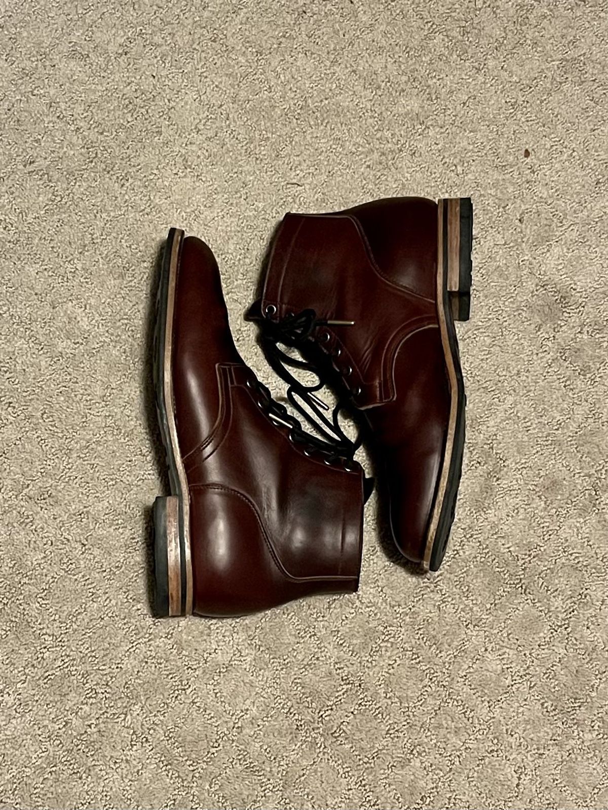 Photo by patinathunderdome on February 6, 2022 of the Viberg Service Boot in Horween Color 8 Chromexcel.