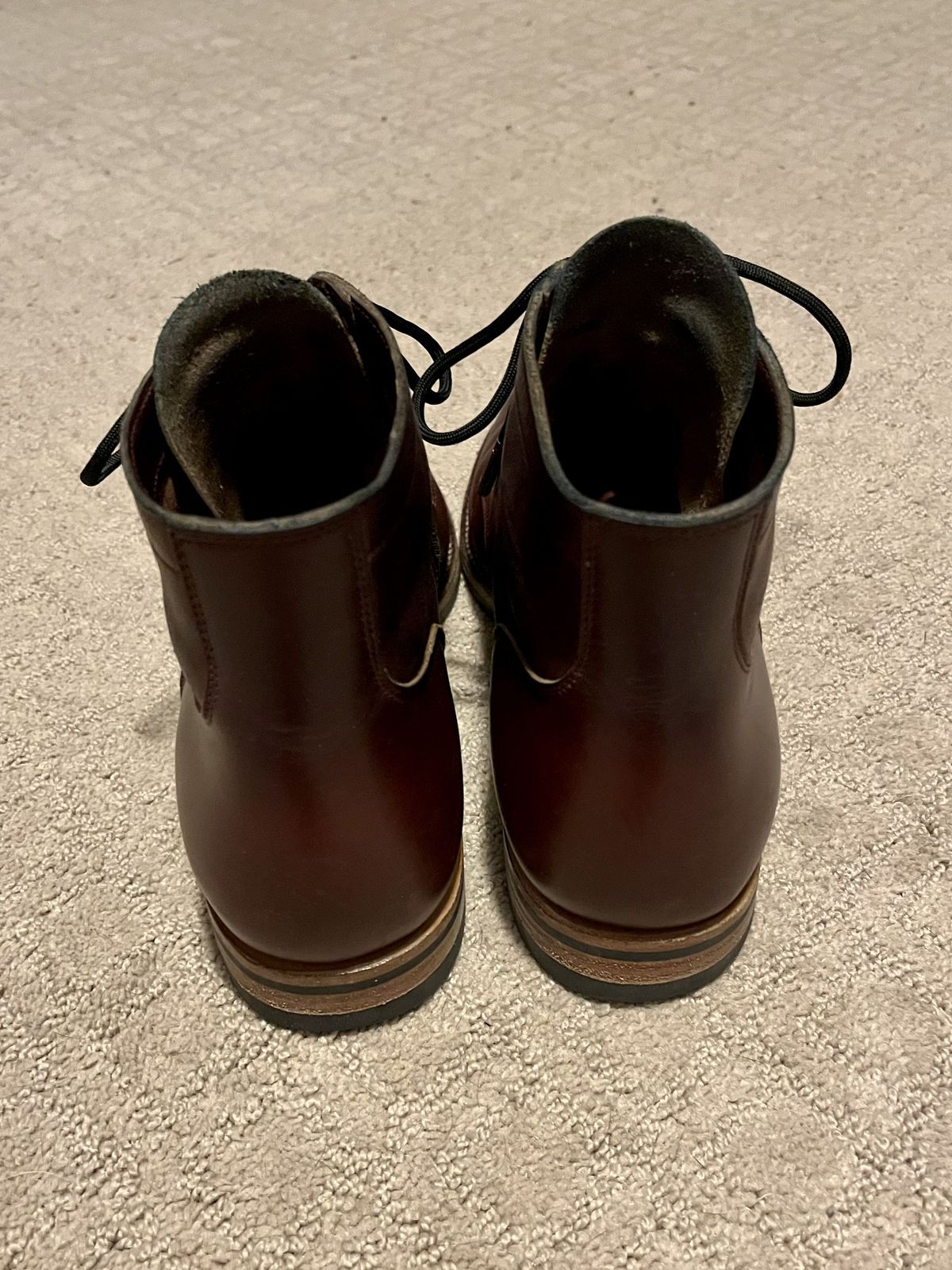 Photo by patinathunderdome on February 6, 2022 of the Viberg Service Boot in Horween Color 8 Chromexcel.