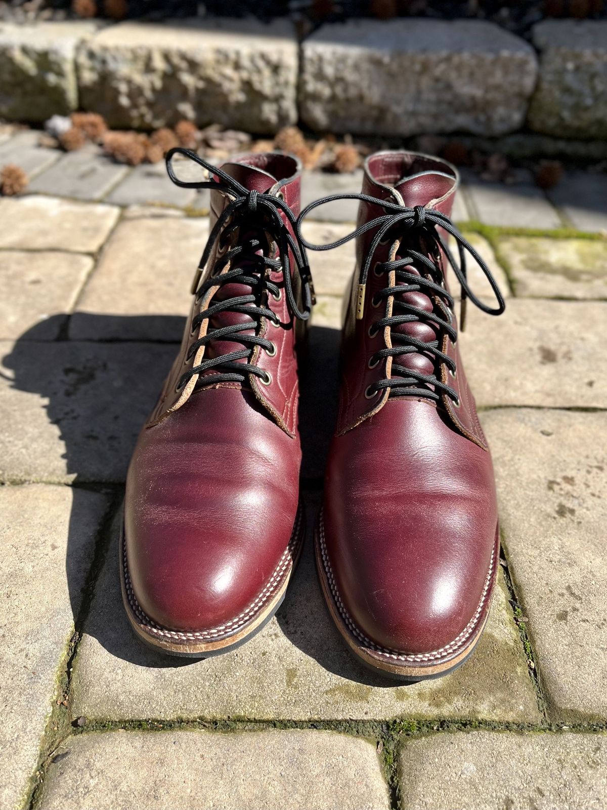 Photo by patinathunderdome on March 4, 2022 of the Viberg Service Boot in Horween Color 8 Chromexcel.