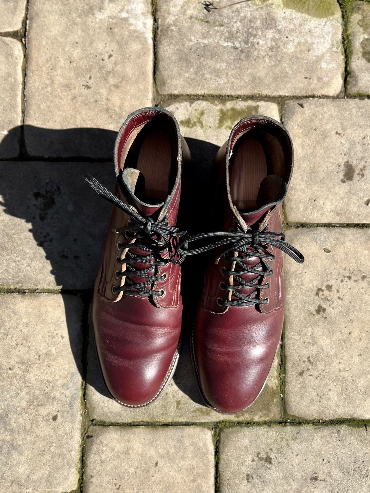 Photo by patinathunderdome on March 4, 2022 of the Viberg Service Boot in Horween Color 8 Chromexcel.