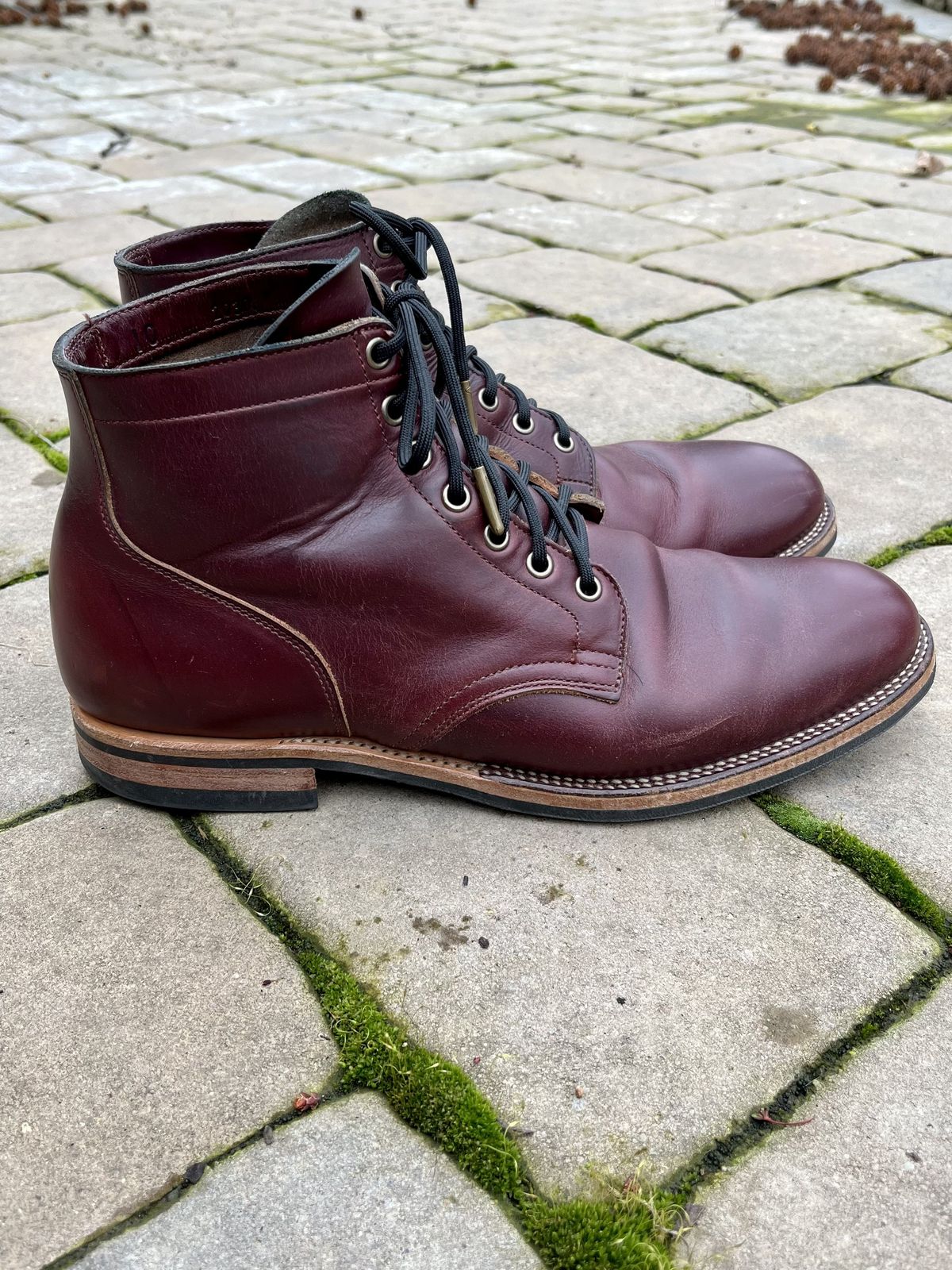 Photo by patinathunderdome on April 5, 2022 of the Viberg Service Boot in Horween Color 8 Chromexcel.