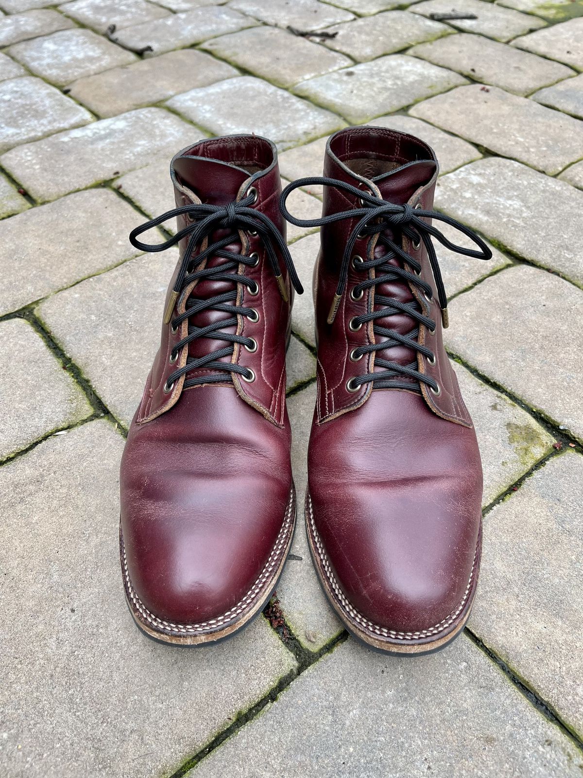 Photo by patinathunderdome on April 5, 2022 of the Viberg Service Boot in Horween Color 8 Chromexcel.