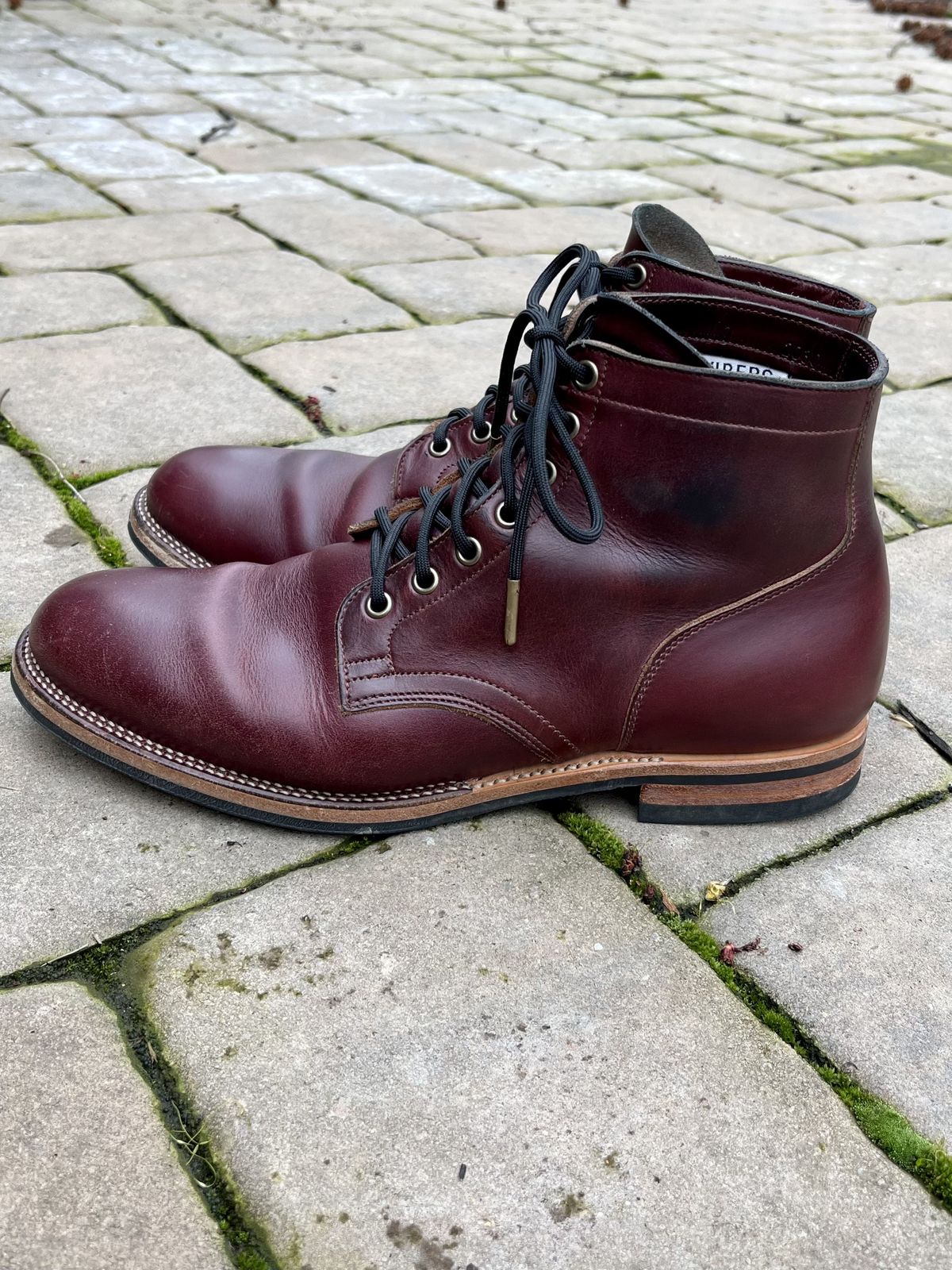 Photo by patinathunderdome on April 5, 2022 of the Viberg Service Boot in Horween Color 8 Chromexcel.