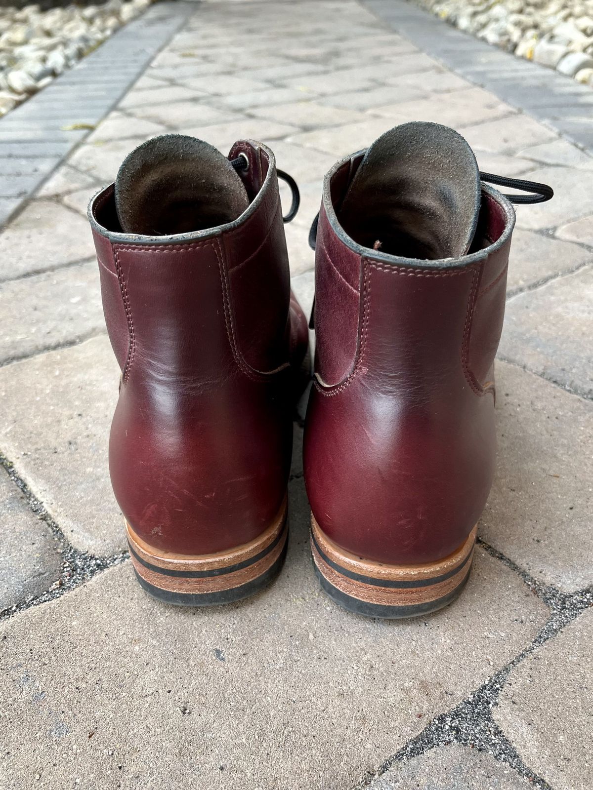 Photo by patinathunderdome on May 5, 2022 of the Viberg Service Boot in Horween Color 8 Chromexcel.