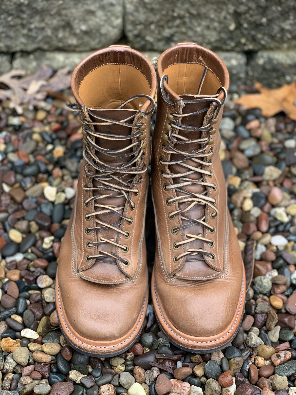 Photo by patinathunderdome on January 5, 2022 of the Monroe 29917 in Horween Natural Chromexcel.