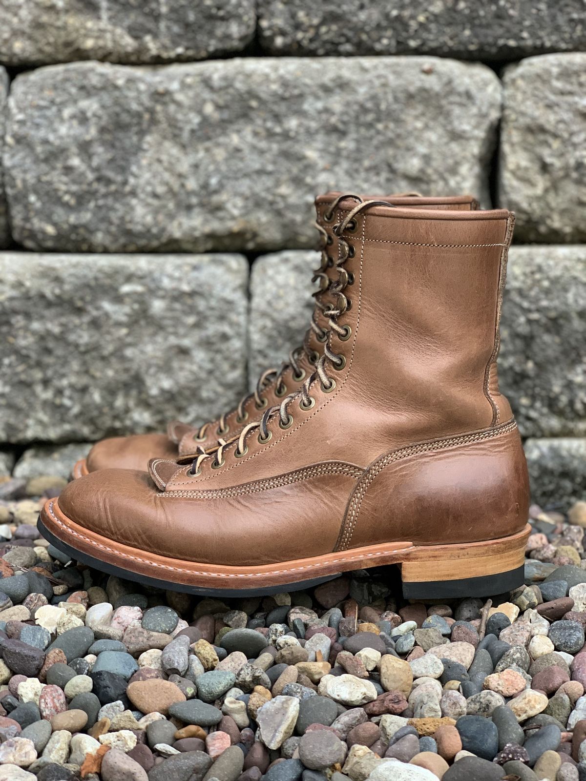 Photo by patinathunderdome on January 5, 2022 of the Monroe 29917 in Horween Natural Chromexcel.