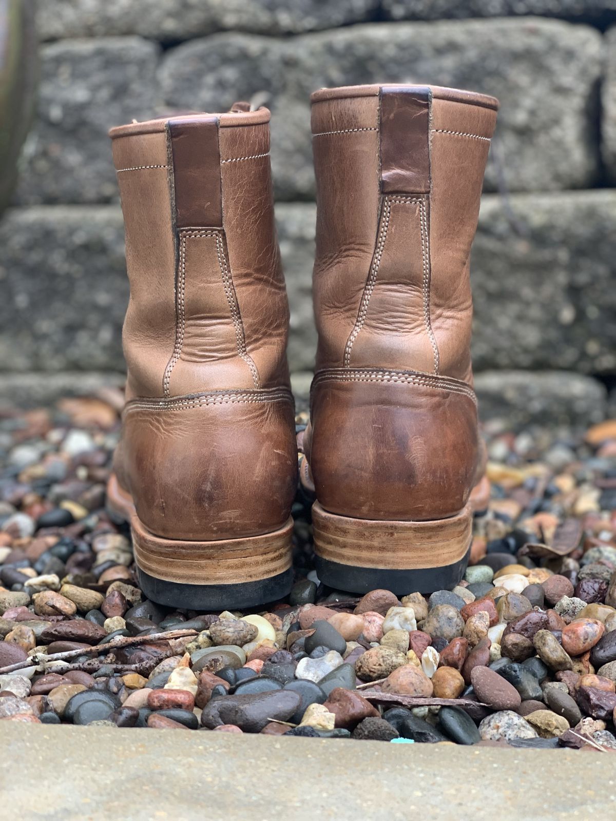 Photo by patinathunderdome on January 5, 2022 of the Monroe 29917 in Horween Natural Chromexcel.