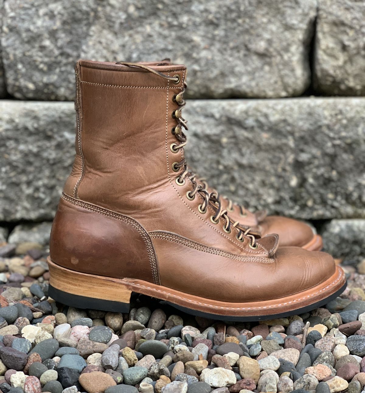 Photo by patinathunderdome on January 5, 2022 of the Monroe 29917 in Horween Natural Chromexcel.