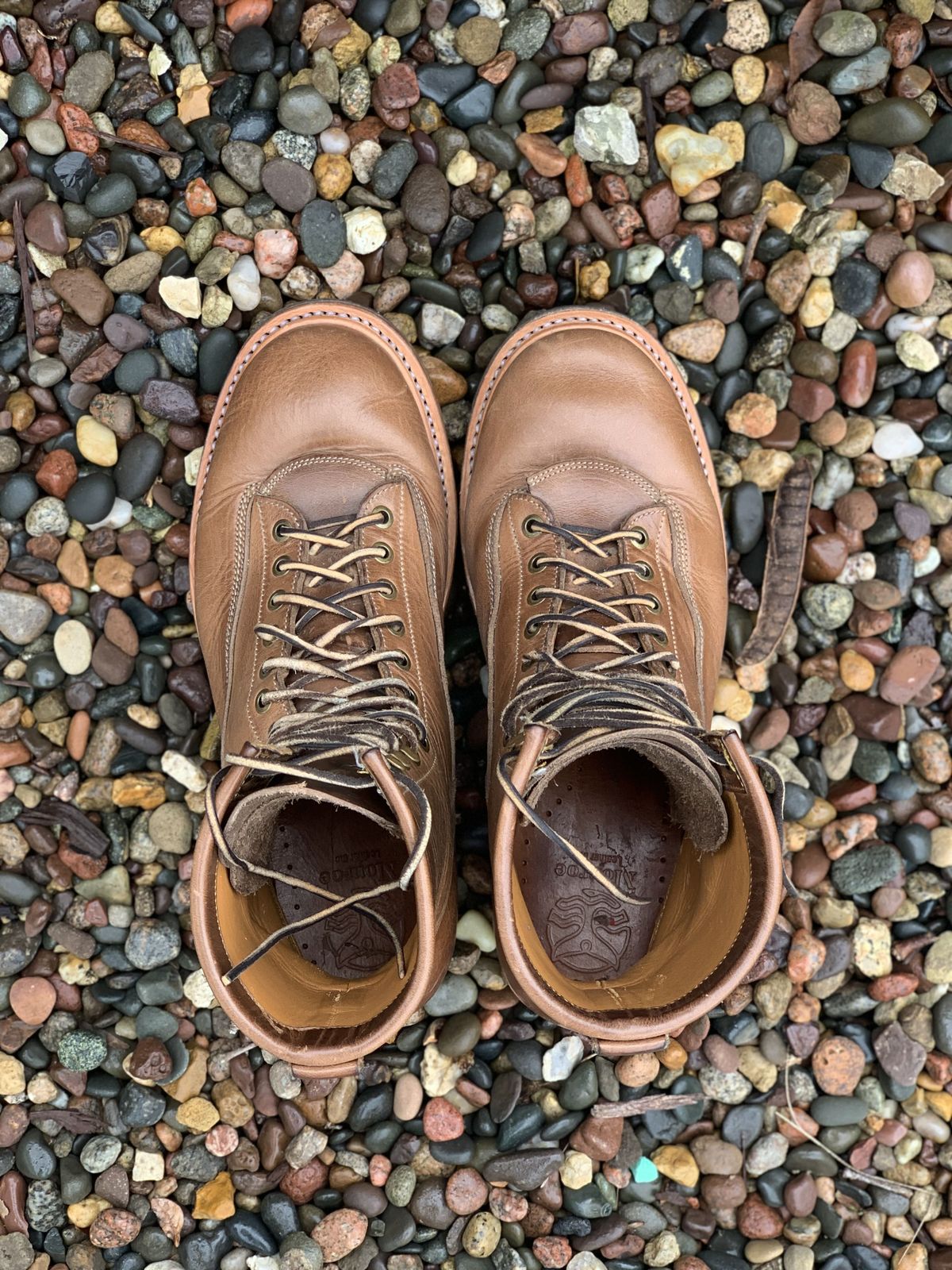 Photo by patinathunderdome on January 5, 2022 of the Monroe 29917 in Horween Natural Chromexcel.
