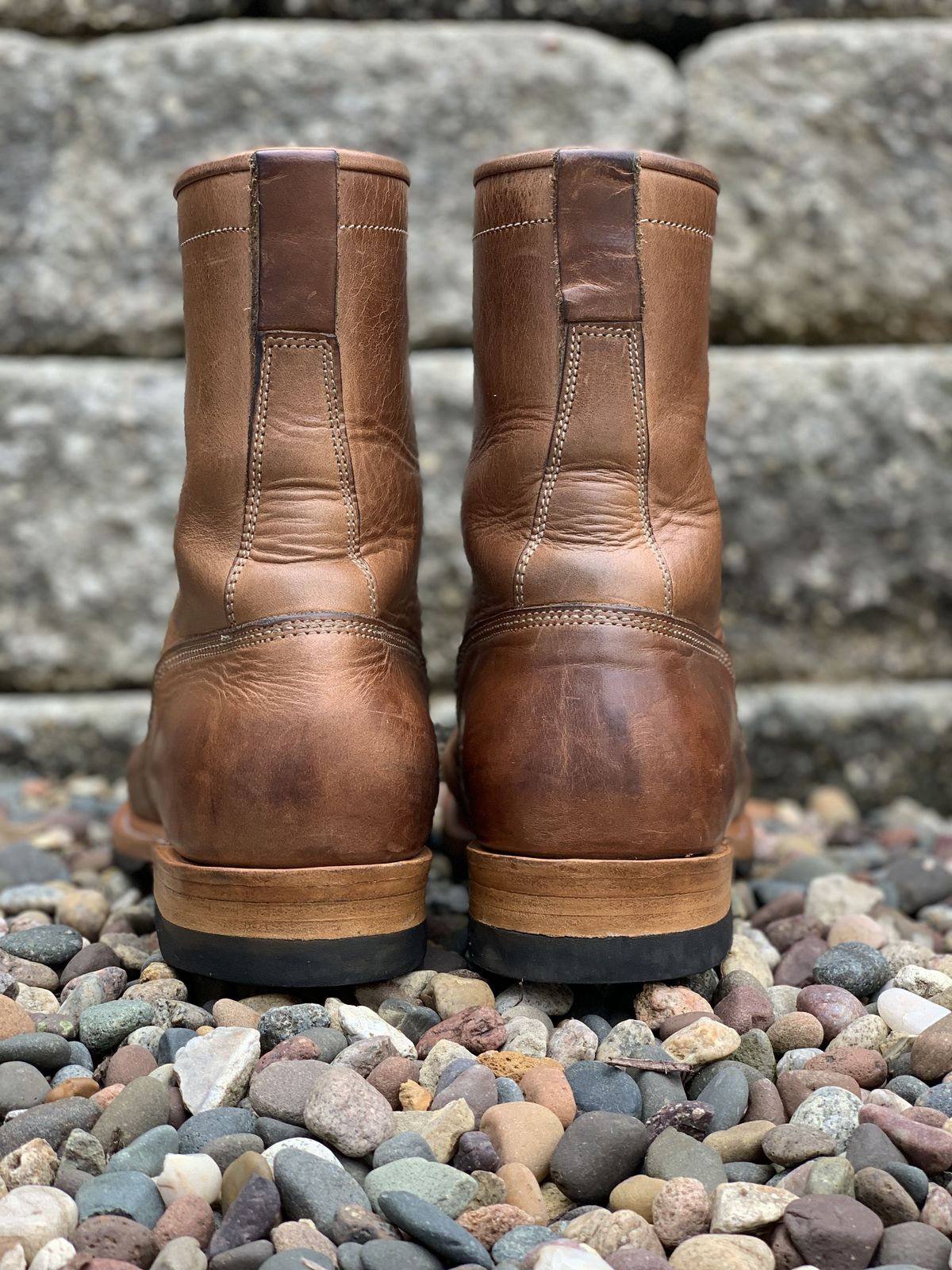 Photo by patinathunderdome on March 5, 2022 of the Monroe 29917 in Horween Natural Chromexcel.