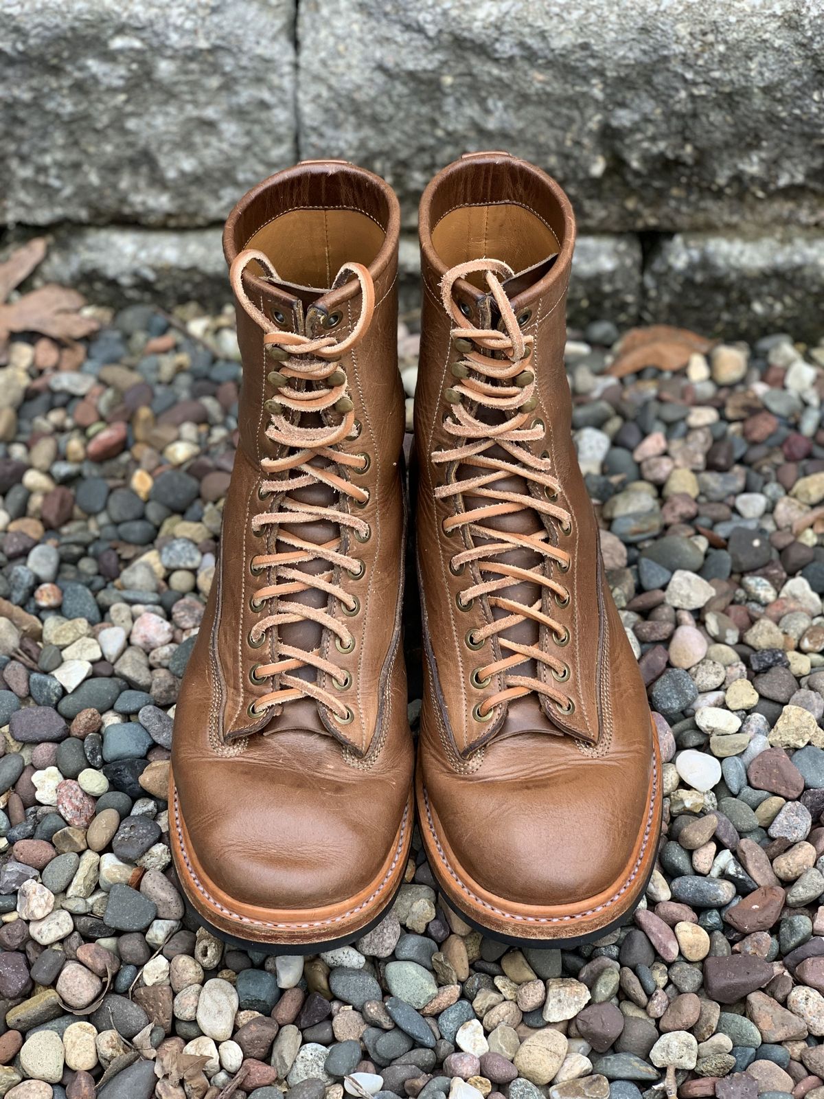 Photo by patinathunderdome on March 5, 2022 of the Monroe 29917 in Horween Natural Chromexcel.