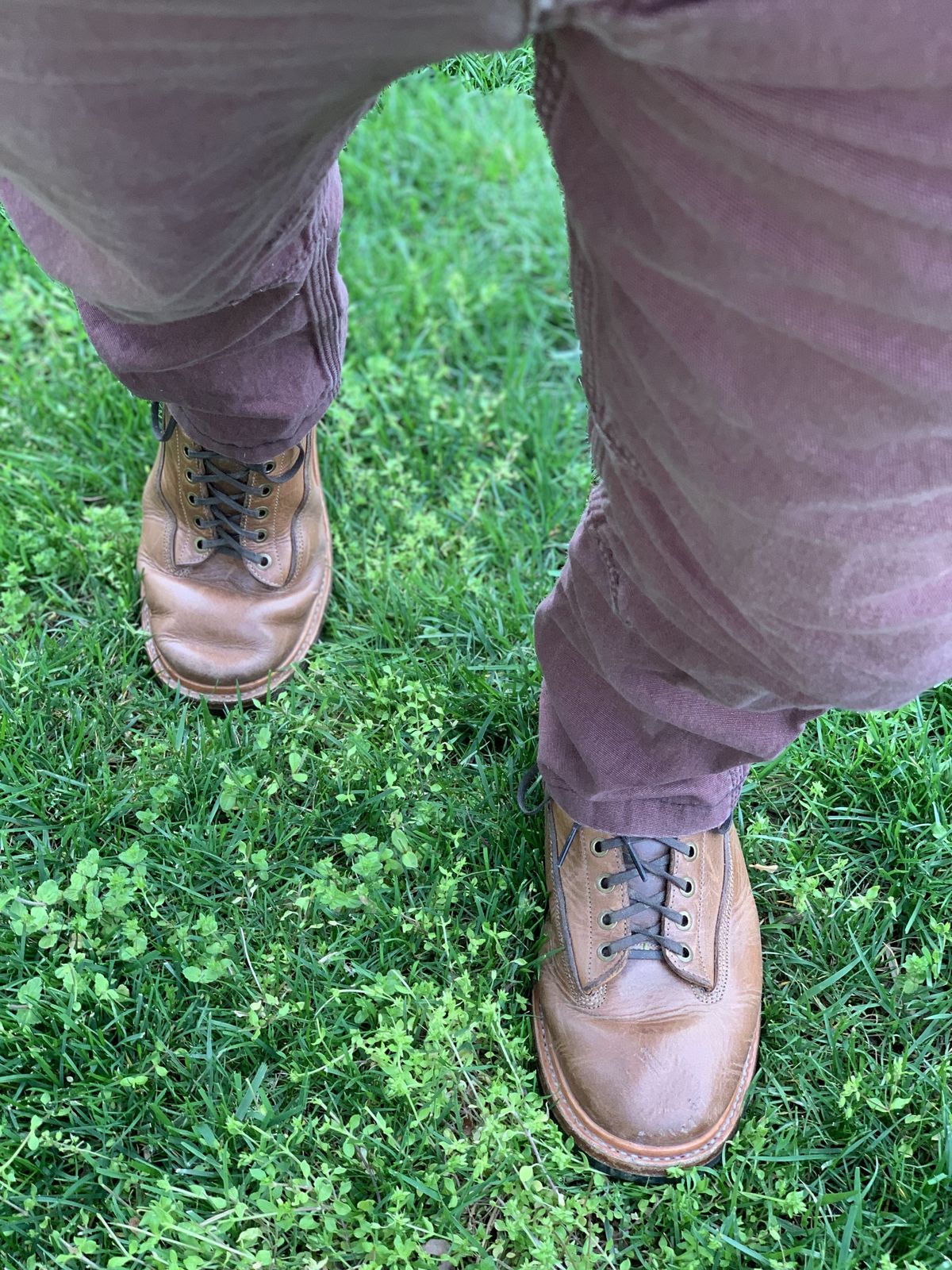 Photo by patinathunderdome on May 2, 2022 of the Monroe 29917 in Horween Natural Chromexcel.