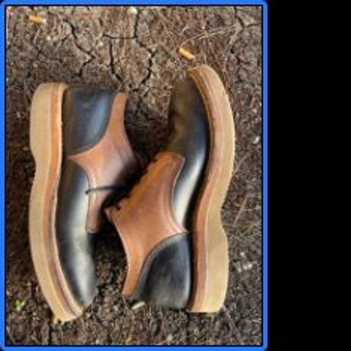 Photo by patinathunderdome on January 6, 2022 of the White's Oxford in Horween Natural Waxed Flesh.