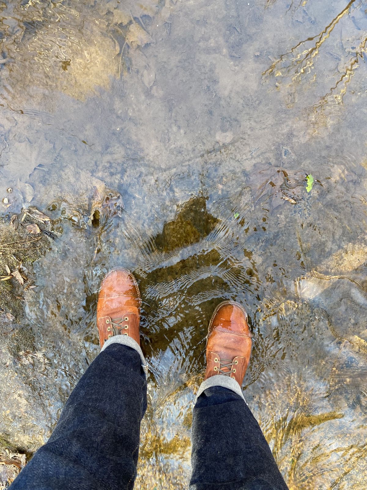 Photo by patinathunderdome on January 2, 2022 of the Viberg Service Boot in Horween Spice Dublin.
