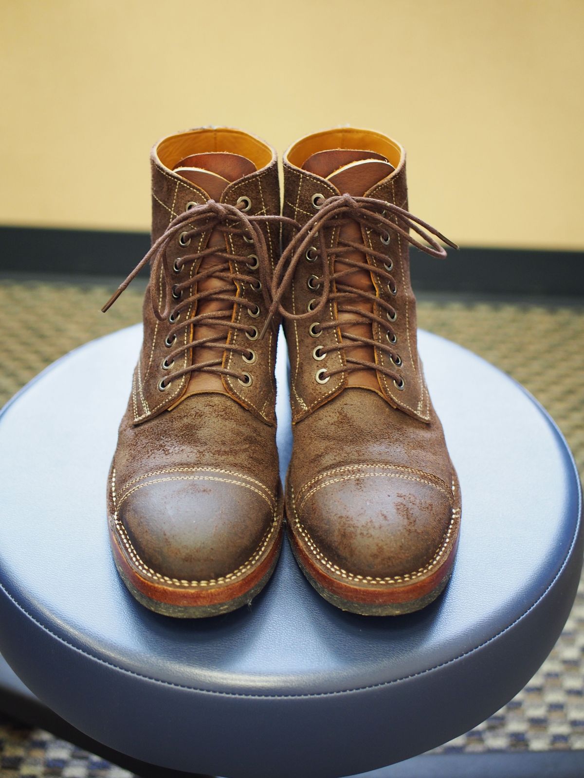 Photo by patinathunderdome on November 2, 2021 of the Benzein The Catcher in Indonesian Brown Waxed Flesh.