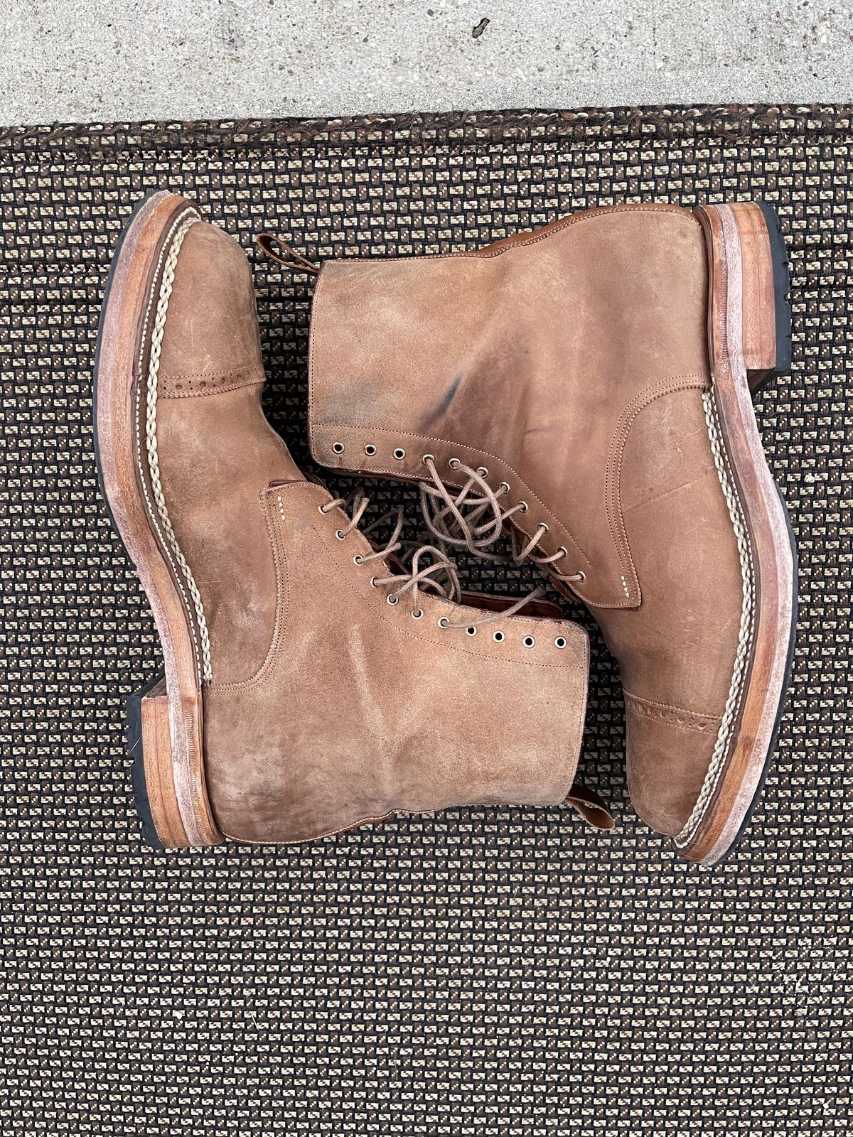 Photo by patinathunderdome on November 4, 2021 of the Arno x Hunter 7-Inch Boot in Unknown Material.