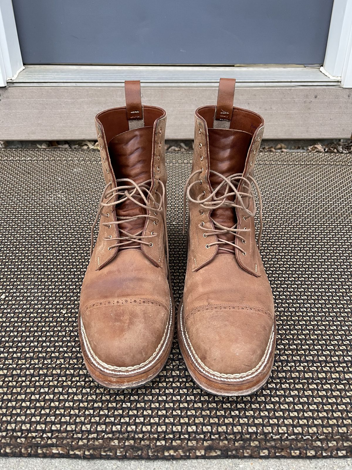 Photo by patinathunderdome on November 4, 2021 of the Arno x Hunter 7-Inch Boot in Unknown Material.