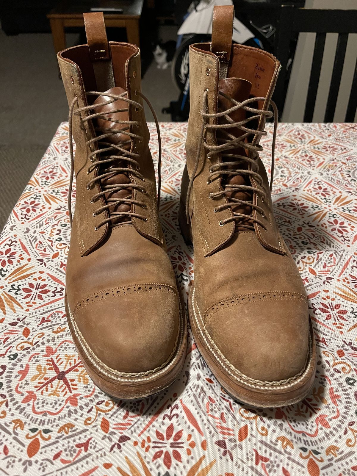 Photo by patinathunderdome on January 5, 2022 of the Arno x Hunter 7-Inch Boot in Unknown Material.