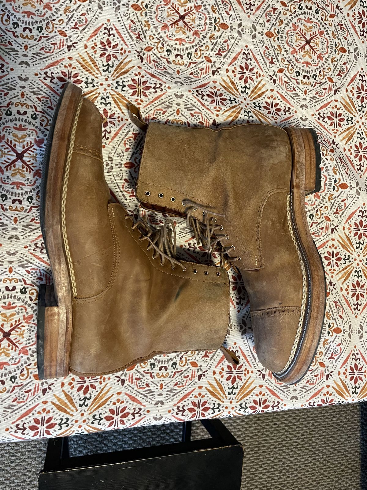 Photo by patinathunderdome on February 5, 2022 of the Arno x Hunter 7-Inch Boot in Unknown Material.